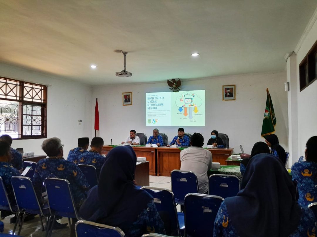 Featured image for Optimalkan Satu Data Indonesia, Dinkominfo Banjarnegara Gelar Bimtek Statistik Sektoral dan Metadata Kecamatan